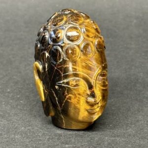 Tête de Bouddha en Œil de Tigre
