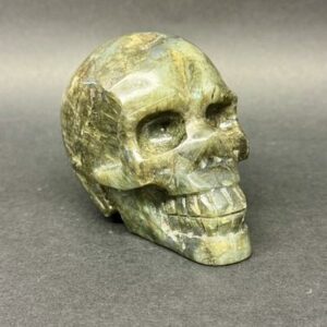 Crâne en Labradorite