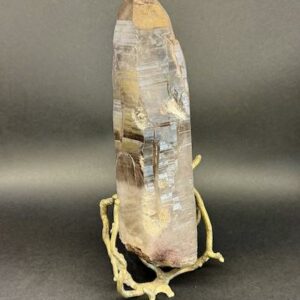 Pointe de quartz fumé naturelle