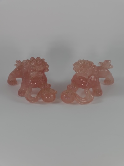 statuette-Pixiu-quartz-rose